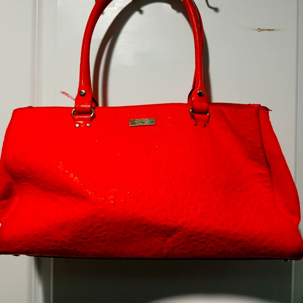Red Kate Spade Large Handbag
